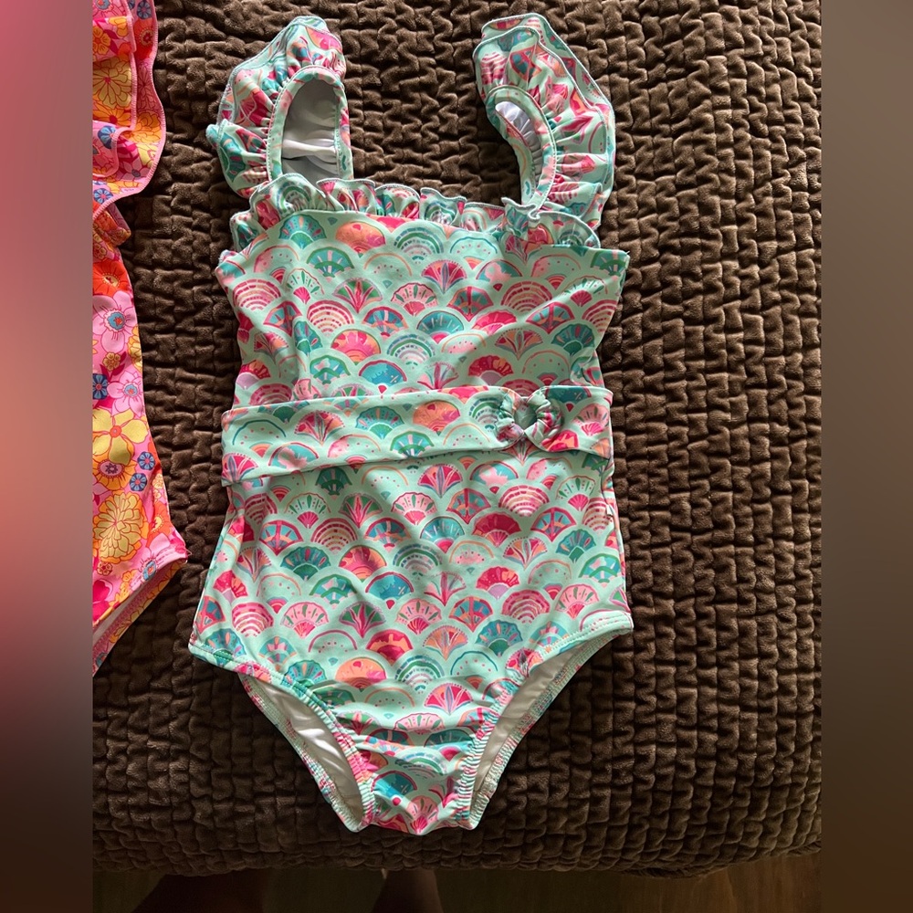 SweetHoney Kids Swim One Piece - Pink and Blue mermaid 🧜‍♀️